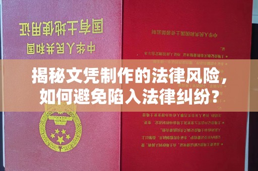 尧都揭秘文凭制作的法律风险，如何避免陷入法律纠纷？