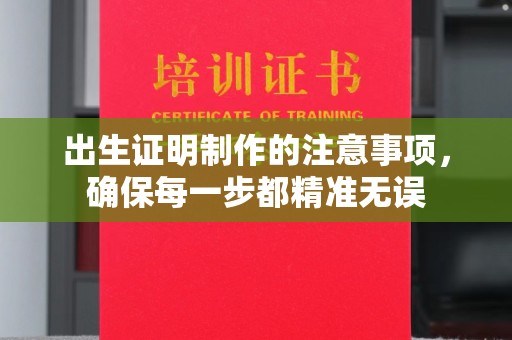 尧都出生证明制作的注意事项，确保每一步都精准无误