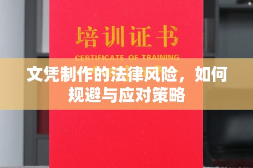 尧都文凭制作的法律风险，如何规避与应对策略